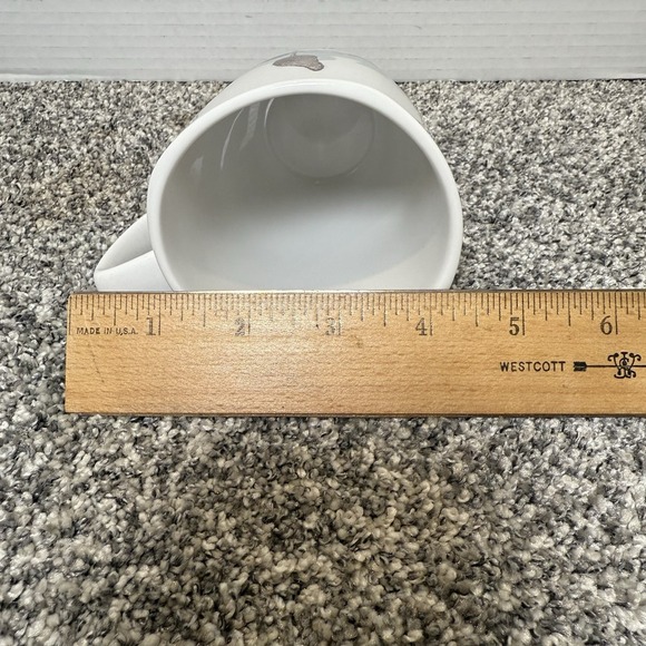 6 Corelle Coordinates Coffee Tea Porcelain Mugs Cups Brown Light Blue White - Picture 7 of 7